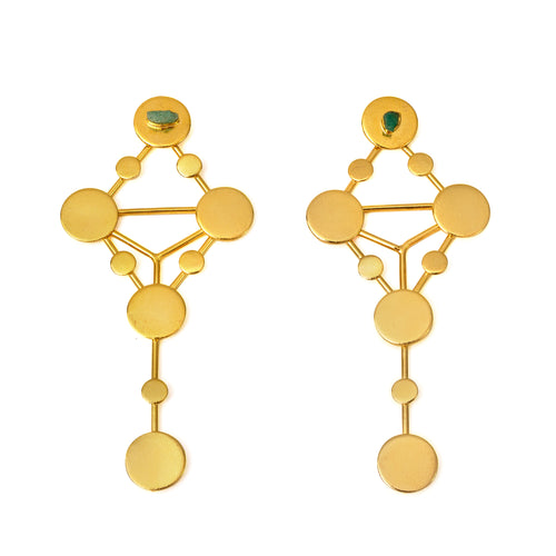 Luciana Sefirot Collection 2 In 1 XL Earrings - TAO Company Jewelry